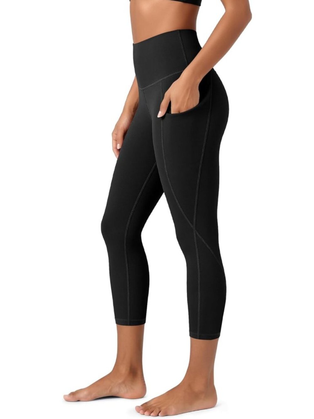 High Waisted Yoga Leggings with Pockets, Tummy Control, Non-See Through Workout